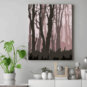 Canvas print with frame