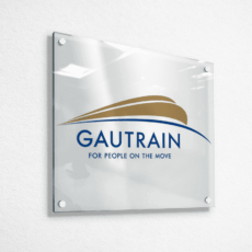 Perspex Floating wall signs