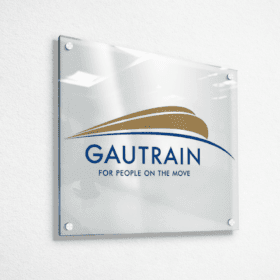 Perspex Floating wall signs