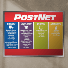 PVC framed signs